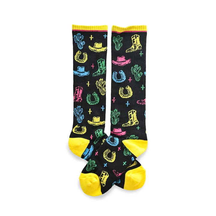 Lucky Chuck - Neon Wrangler Performance Socks