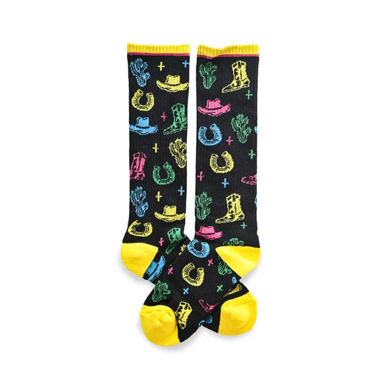 Lucky Chuck - Neon Wrangler Performance Socks