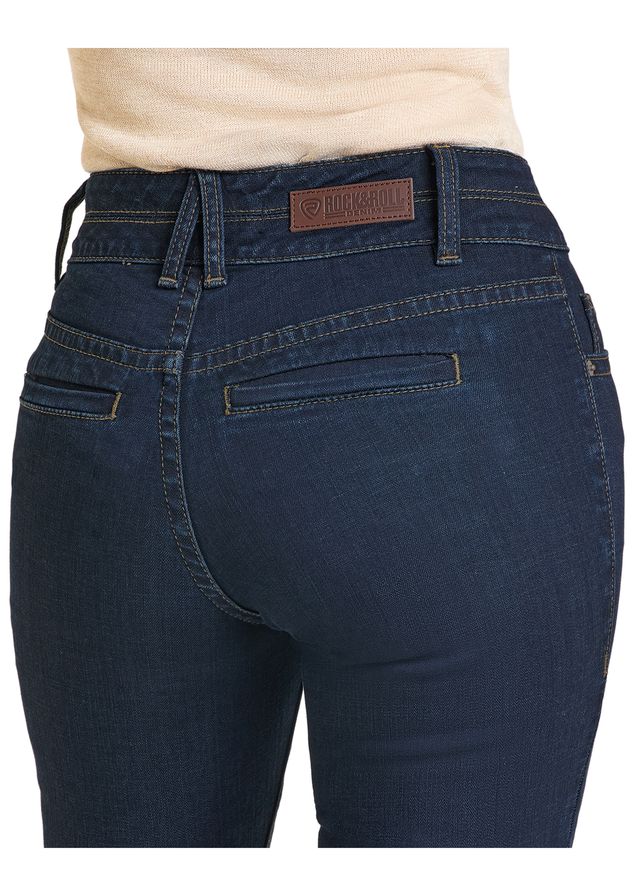 Rock & Roll - Womens Welt High Rise Trouser Jeans