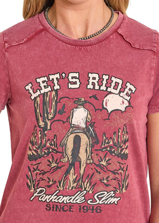 Panhandle Slim - Womens Let's Ride Tee