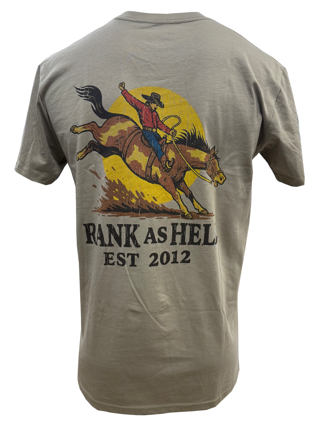 BBWS - Mens Sand Rank As Hell Bronc Tee