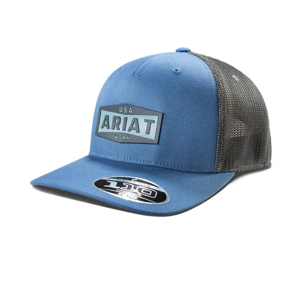 Ariat - Silicon Work Patch Ball Cap Blue