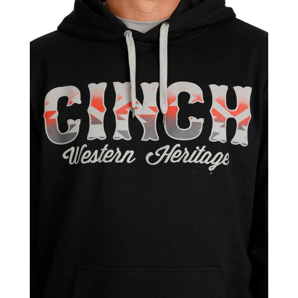Cinch - Mens Black Logo Hoodie