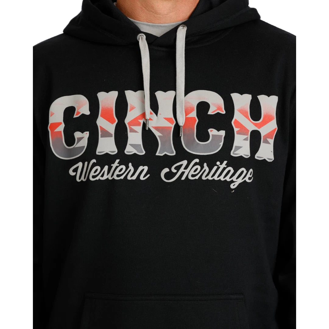 Cinch - Mens Black Logo Hoodie