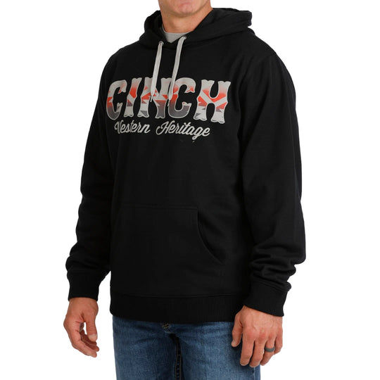 Cinch - Mens Black Logo Hoodie