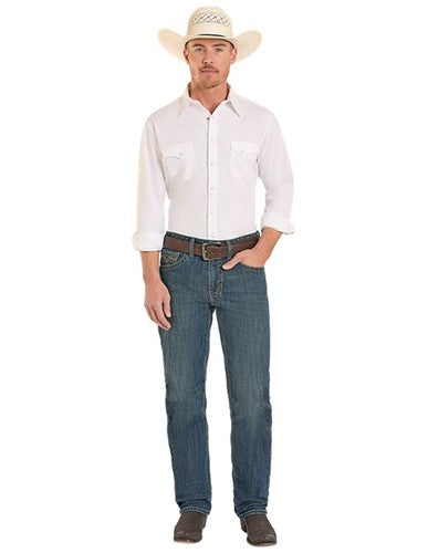 Rock & Roll - Mens Two Tone Vintage Bootcut Jeans