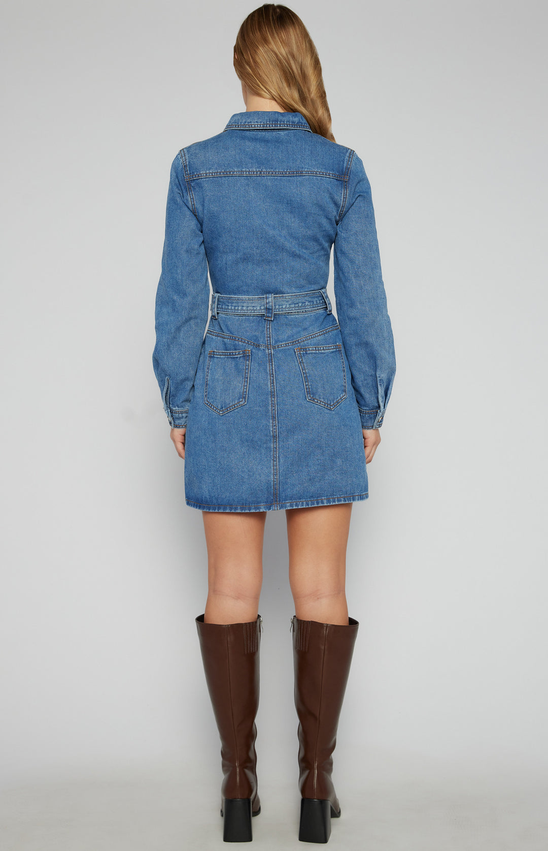 Style State - Denim Shirt Dress