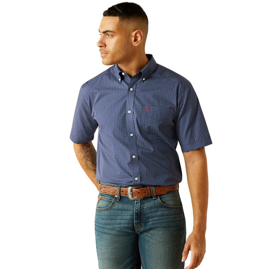 Ariat - Mens  Wrinkle Free Davis Classic Fit Shirt