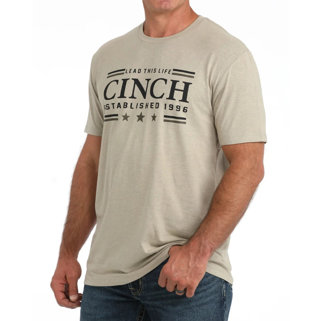 Cinch - Mens Gus Khaki 1996 Tee