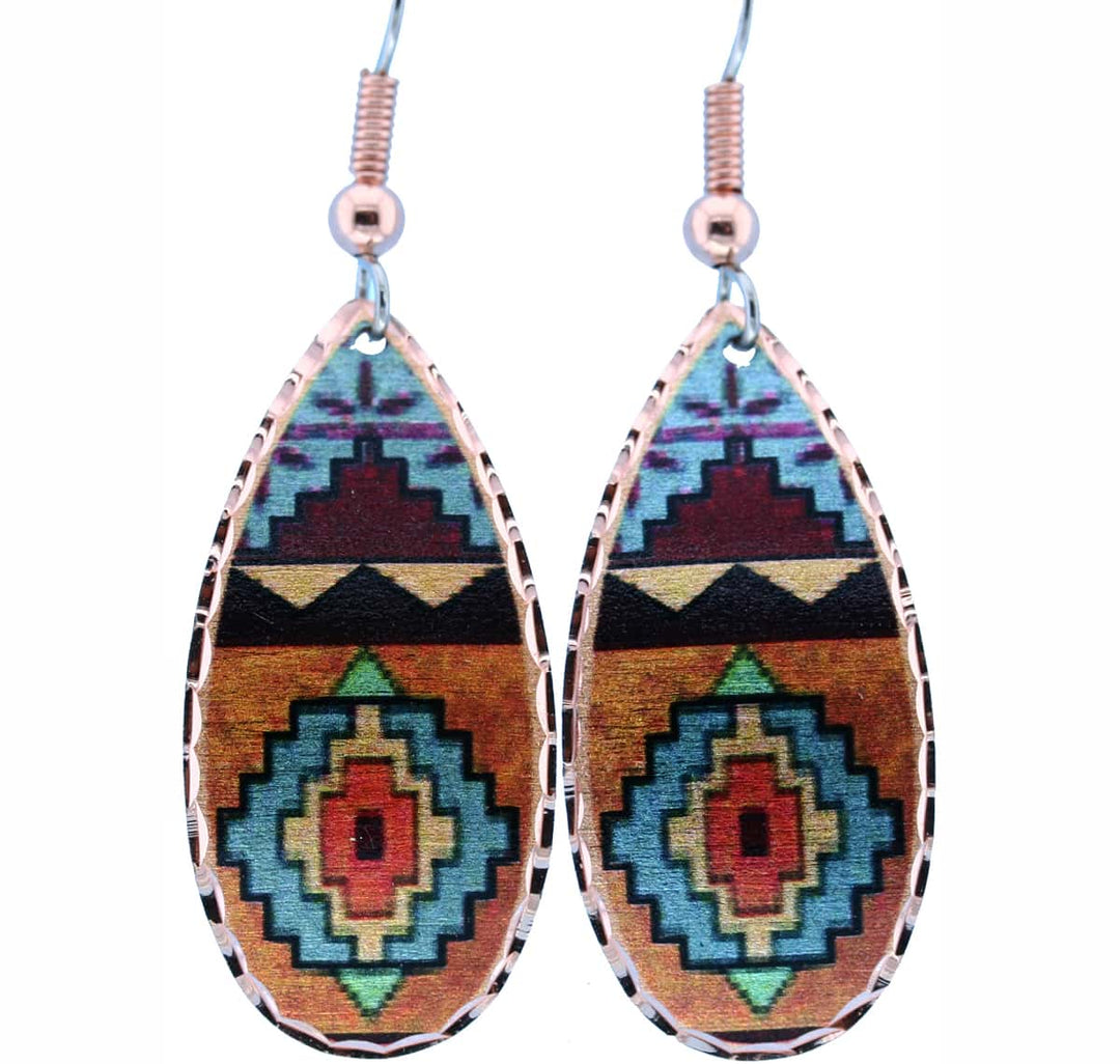 Native American - Copper Jess Earrings