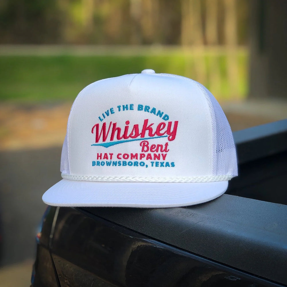 Whiskey Bent - White The Cali Cap