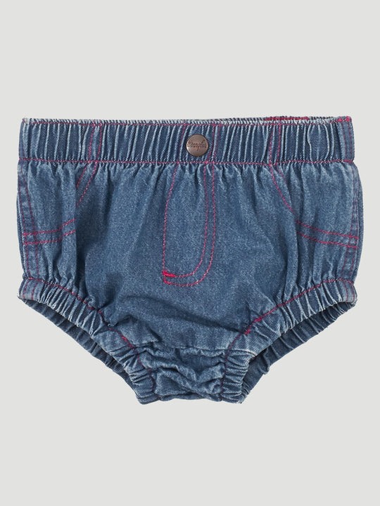 Wrangler - Pink & Denim Diaper Cover