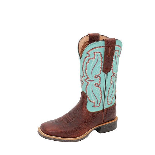 Twisted X - Women's 11 Tech X2 Canvas Boot Hickory/Seafoam