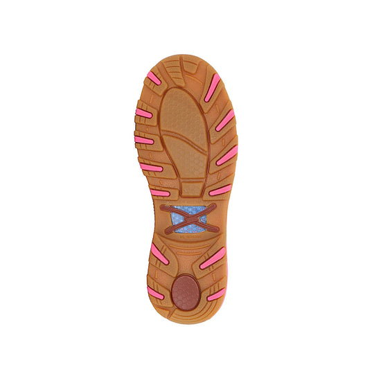 Twisted X - Women's Pink Cellstretch Slipon Brown/Pink