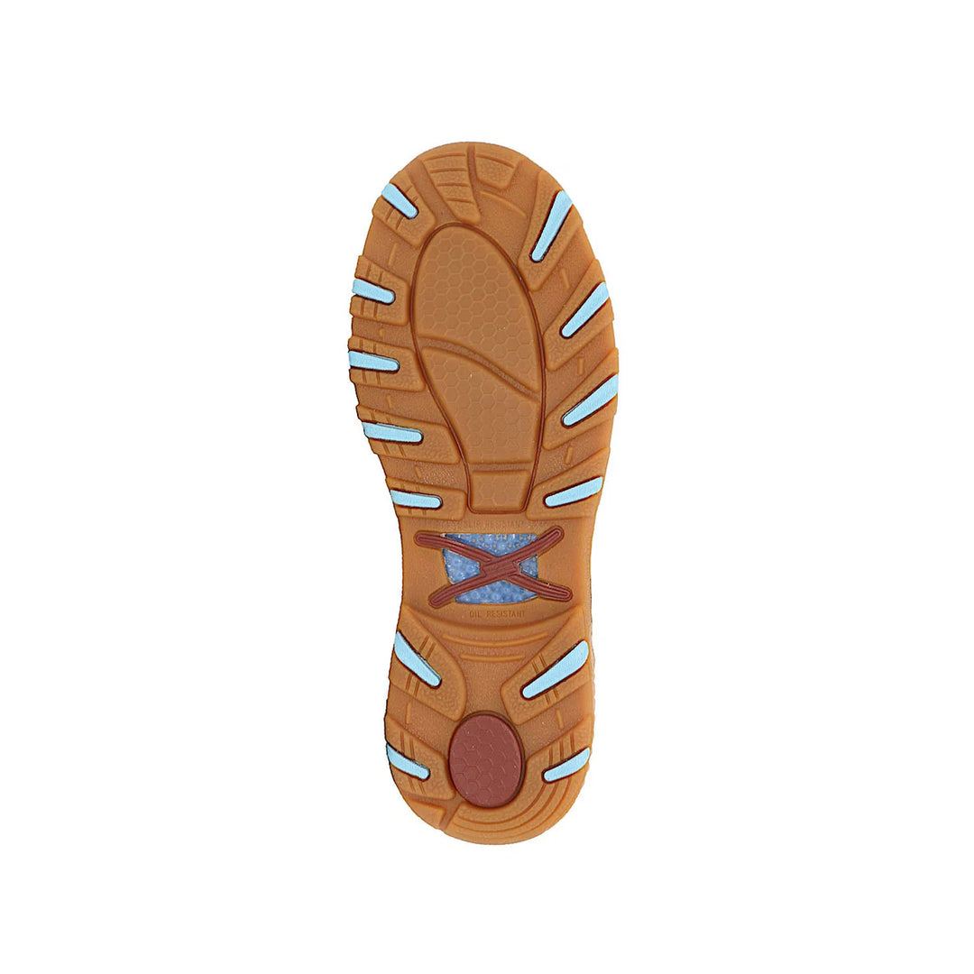 Twisted X - Women's Cellstretch Lace Up Brown/Sky Blue