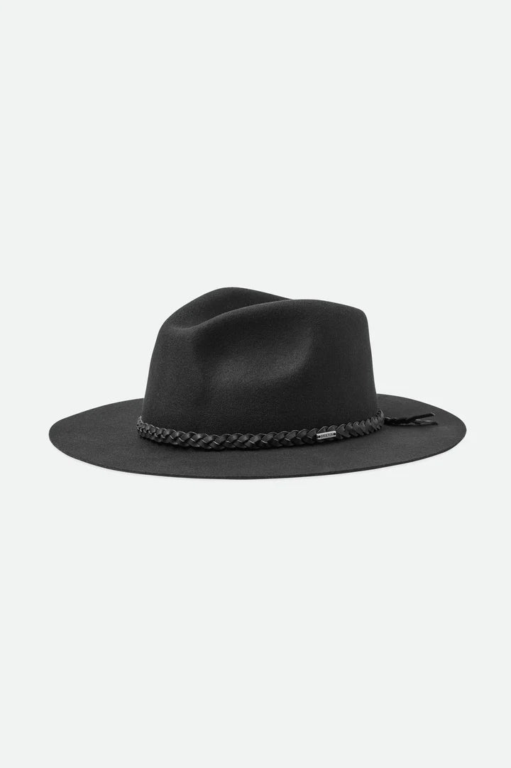 Brixton - Messer Western Black Fedora Hat