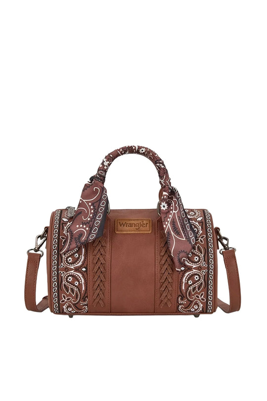 Wrangler - Paisley Barrel Bag - Tan