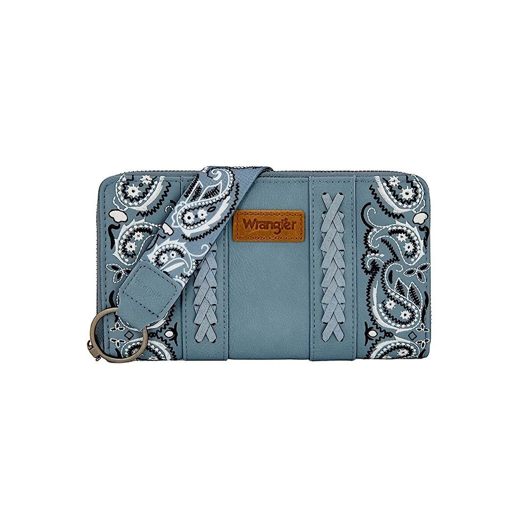Wrangler - Paisley Wallet - Blue