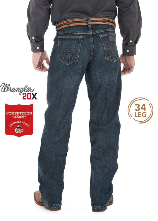 Wrangler - Mens Deep Blue 20X Competition Relaxed Jean