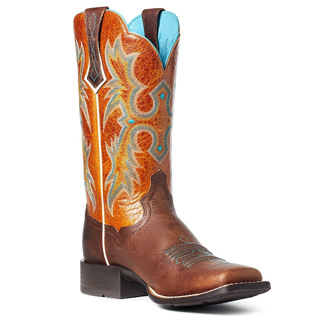 Ariat - Womens Tombstone Hickory/Marigold Boots