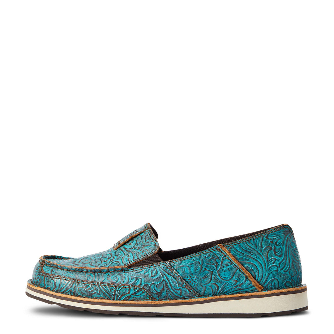 Ariat - Womens Turquoise Floral Cruiser