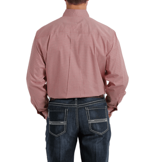 Cinch - Mens Light Red Classic Fit Arena Shirt