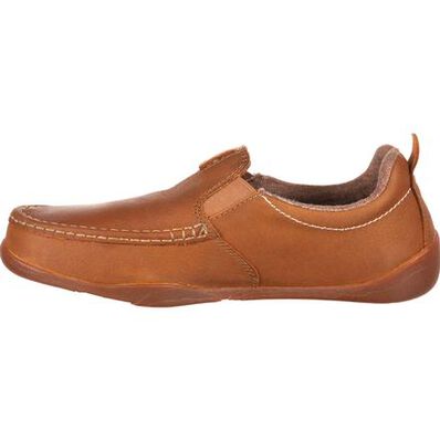 Georgia - Mens Cedar Falls Driving Mocs Tan