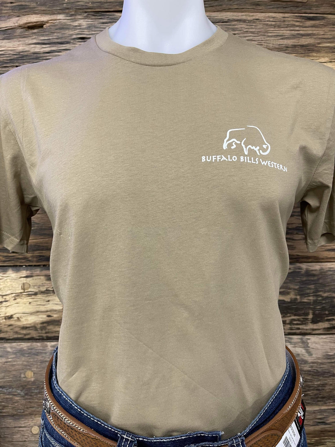 Mens NT Logo Tee Khaki Tan