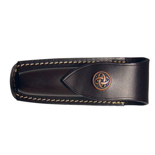 Toowoomba Saddlery - Aus Made Side Lay Pouch With Clip - Medium