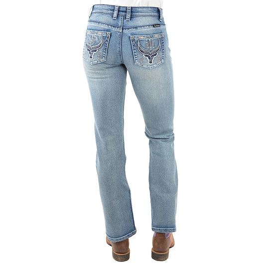 Pure Western - Womens Steer Boot Cut Jeans