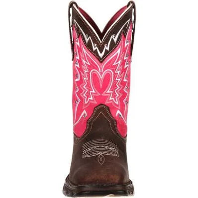 The Breast Cancer Site Size 9 Steel Shank Rain boots Pink and Black
