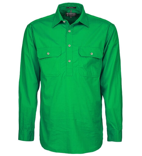 Ritemate - Pilbara Mens Emerald Work Shirt Half Button