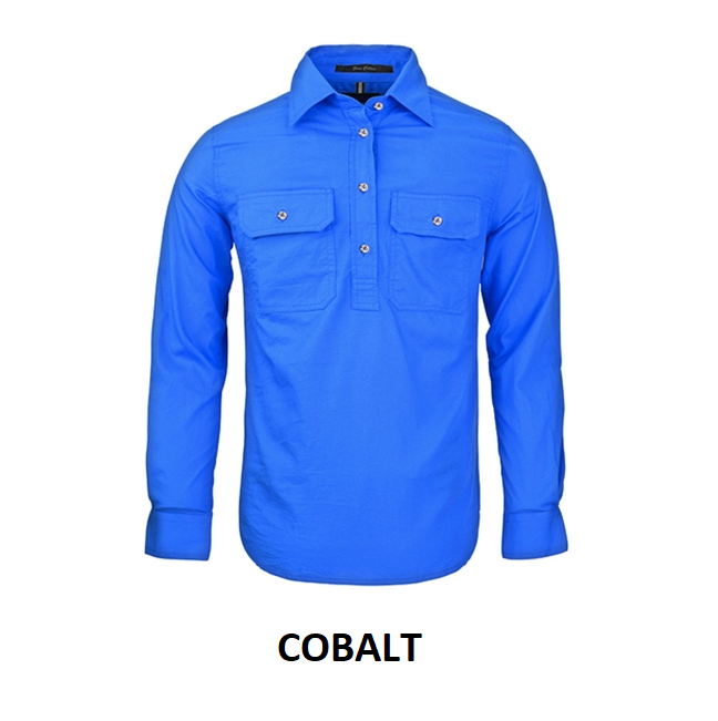 Ritemate - Womens Cobalt Blue Pilbara Workshirt