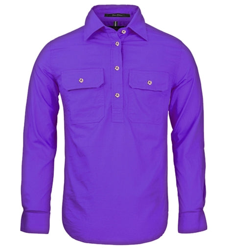 Ritemate - Womens Purple Pilbara Work Shirt
