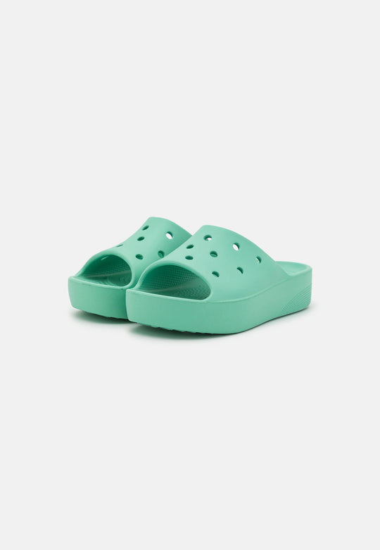 Crocs - Classic Platform Slide Jade
