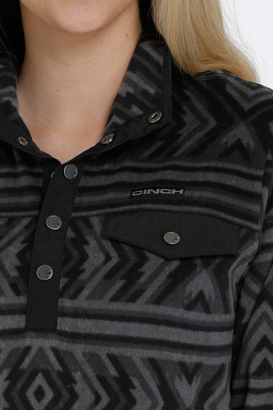 Cinch - Womens Black Aztec Pull Over