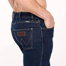 Wrangler - Retro Mens Dark Wash Straight Leg Jeans