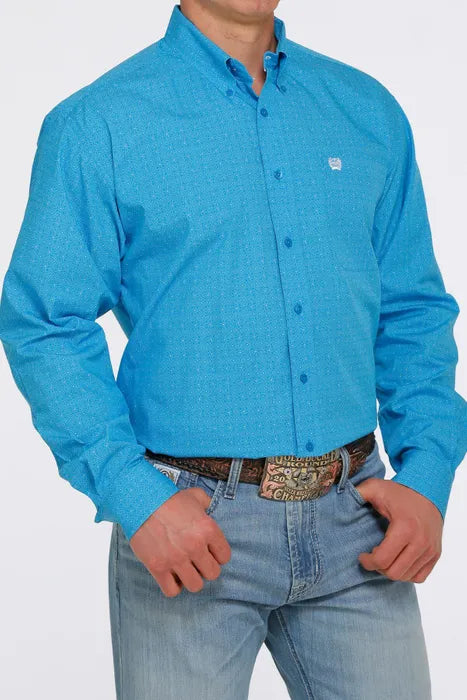 Cinch - Mens Bright Blue Arena Shirt