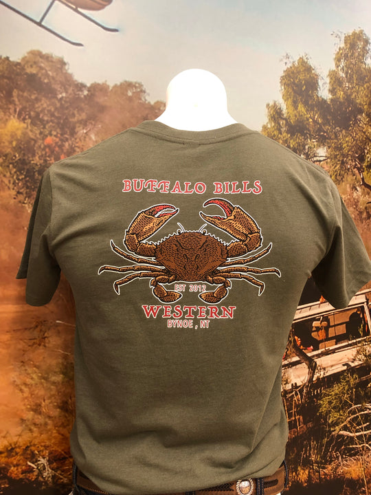 BBWS - Mens Mud Crab Army Tee