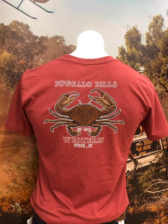 BBWS - Mens Mud Crab Brick Marle Tee