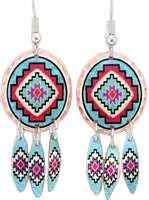 Native American - Sw Dangle Earrings
