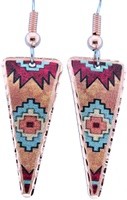 Native American - Triangle Lyn Aztec Earrings