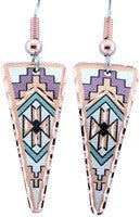 Native American - Triangle Mia Aztec Earrings